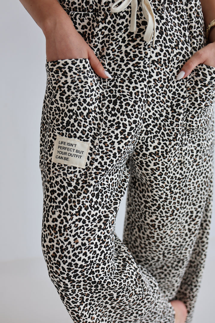 Sweatpants mit Leoprint Everyday
