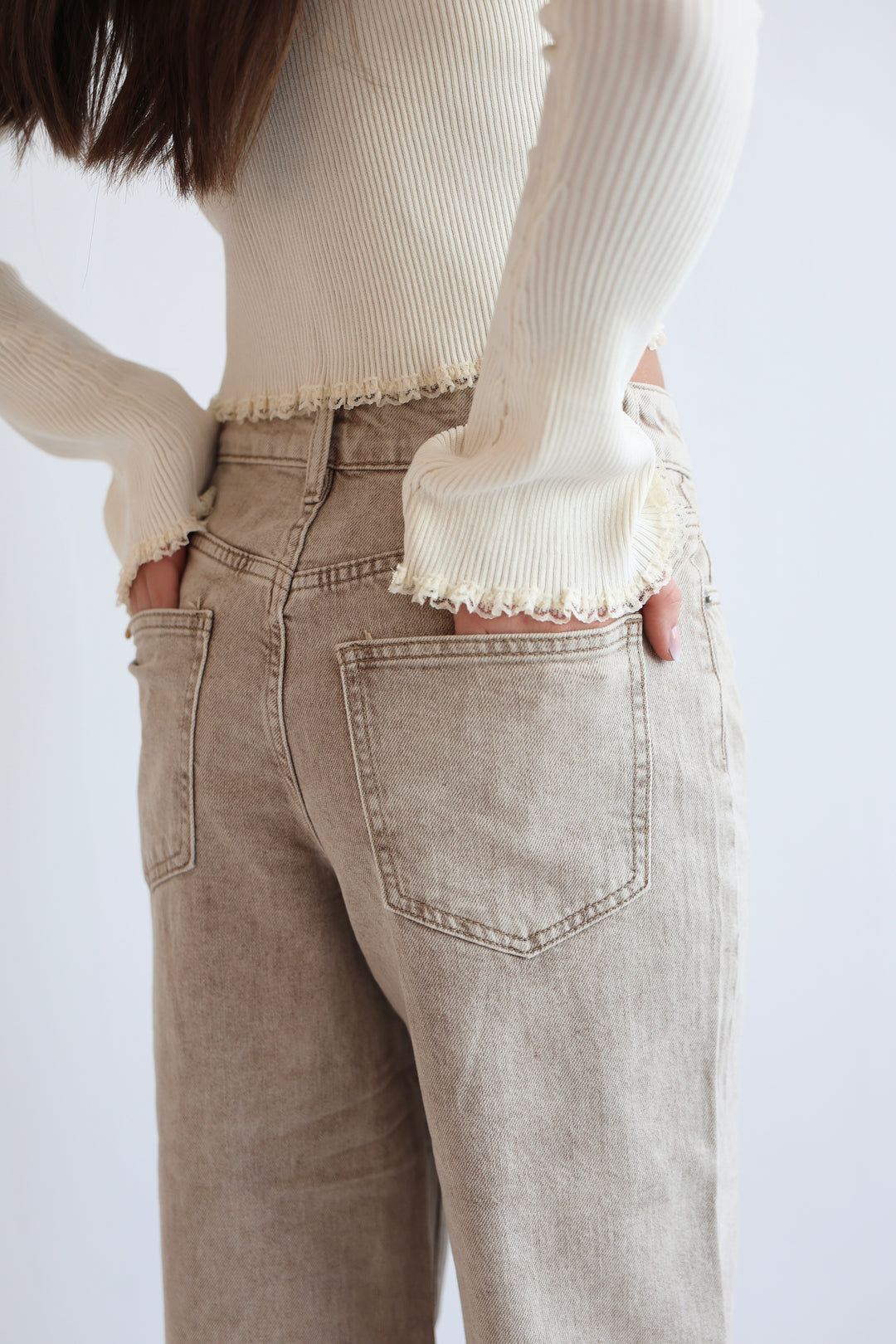 Extra Long Wide Leg Jeans Thessa