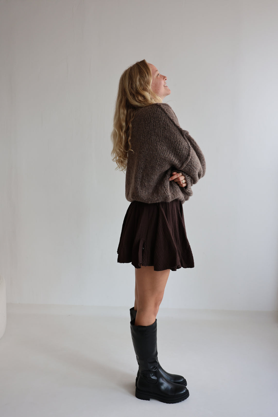 Volantrock aus Musselin Mila