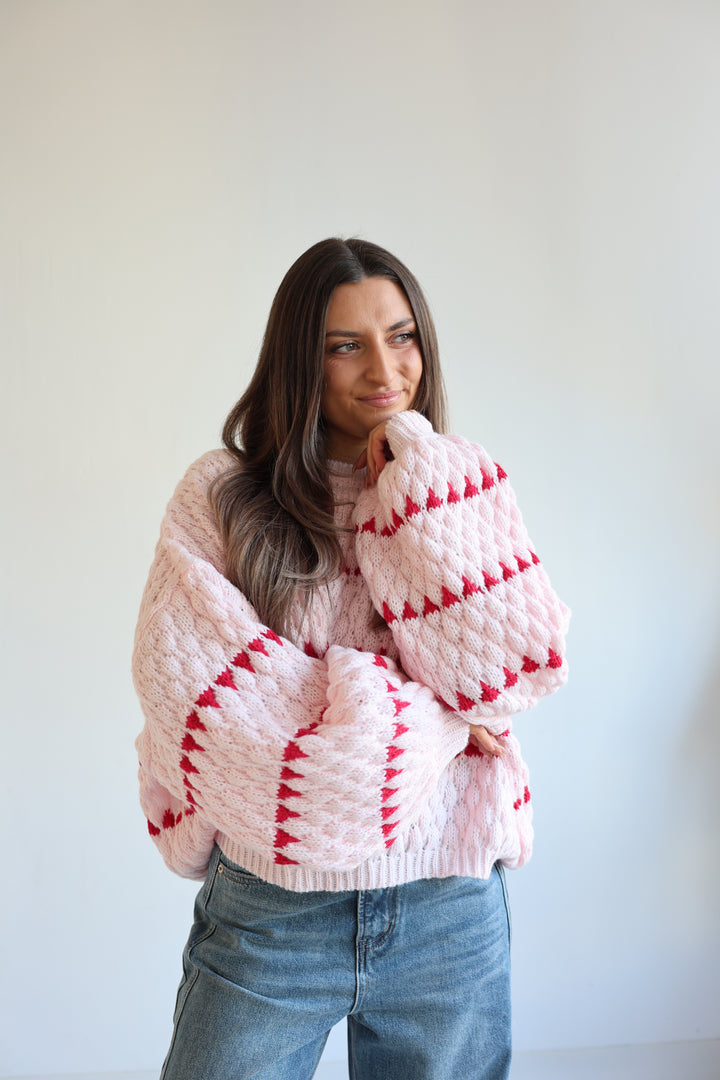 Bubble Knit Pullover