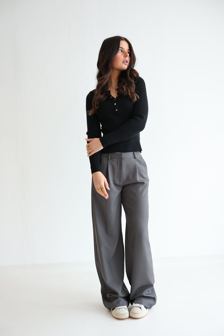 Bundfaltenhose Casual Look