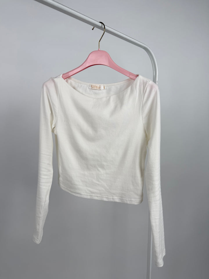 LOUNGE SHIRT CASUAL FIT WEISS GR.S/M (B-WARE)