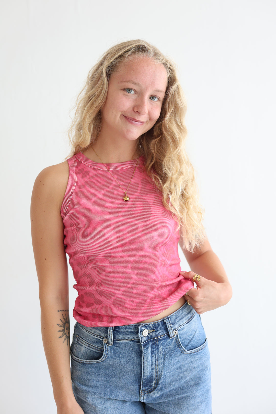 Animal Print Leopard Tank Top