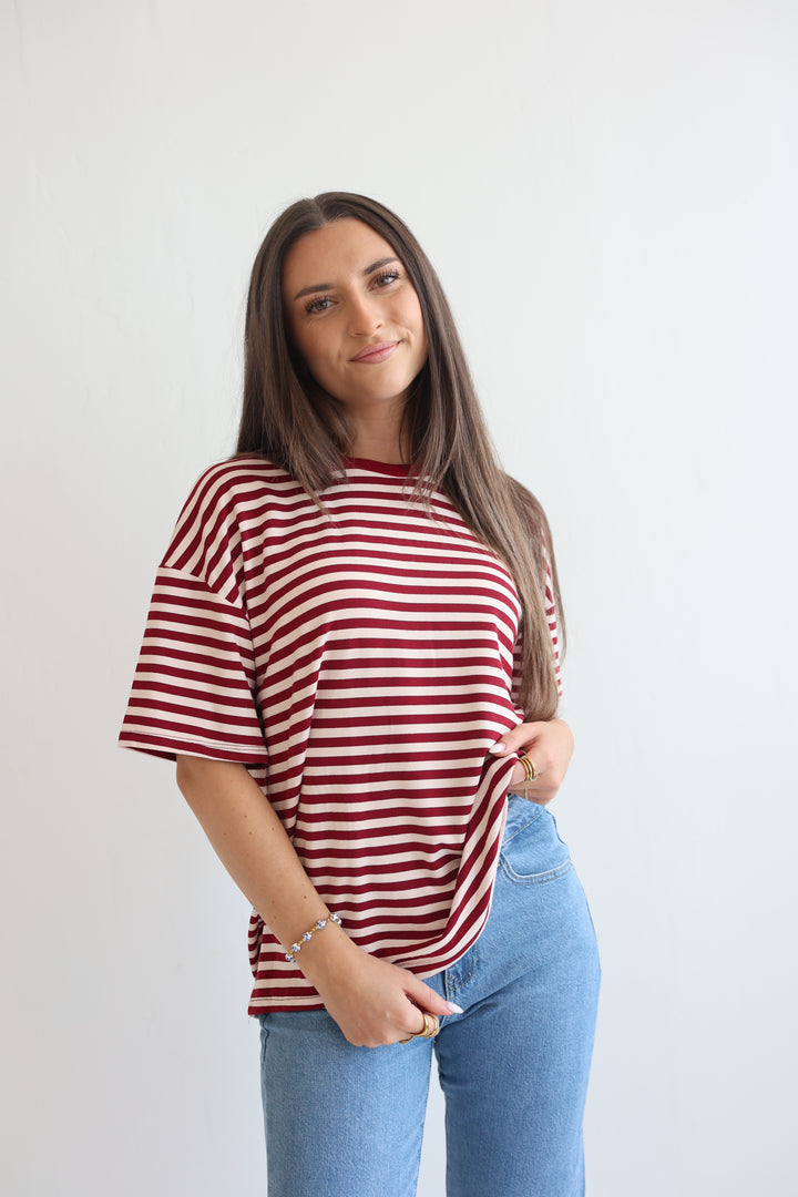 Easy Fit Striped T-Shirt