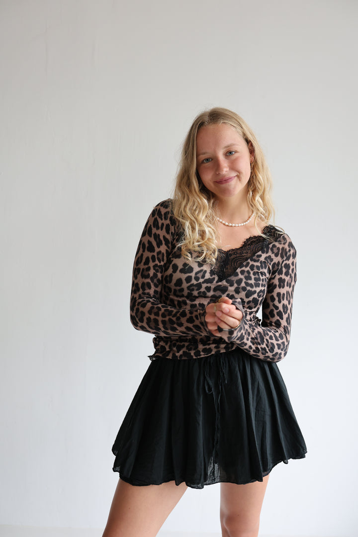 Cashmere Longsleeve Mesh Lace