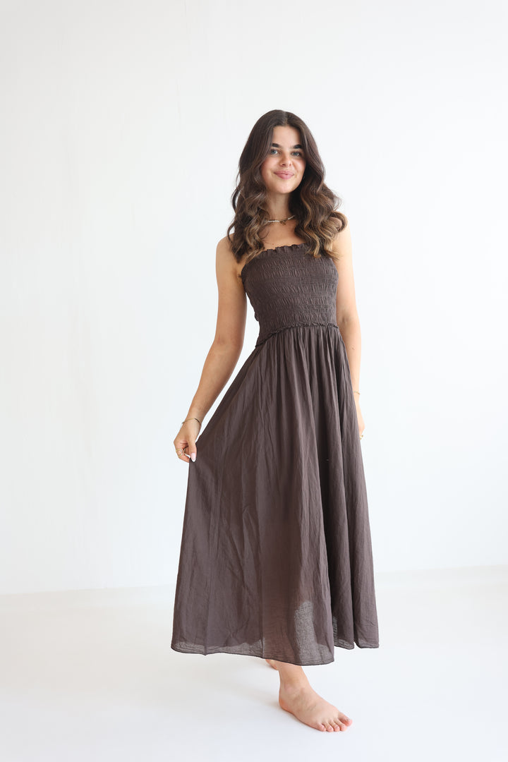 Soft Horizon Cotton Dress