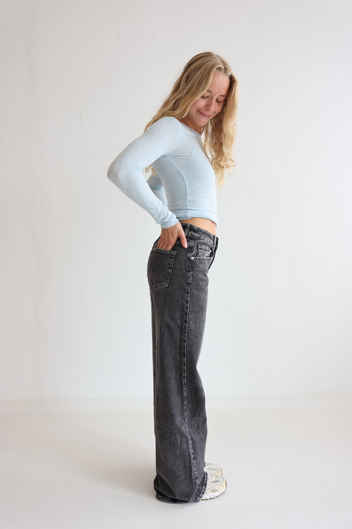 Romy Extra Long Wide Leg Jeans