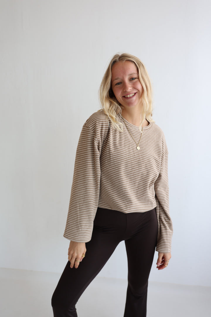 Gestreiftes Longsleeve Striped Soul