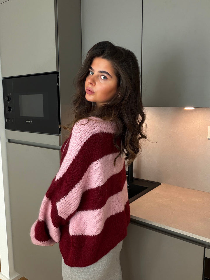 Gestreifter Cardigan Luana