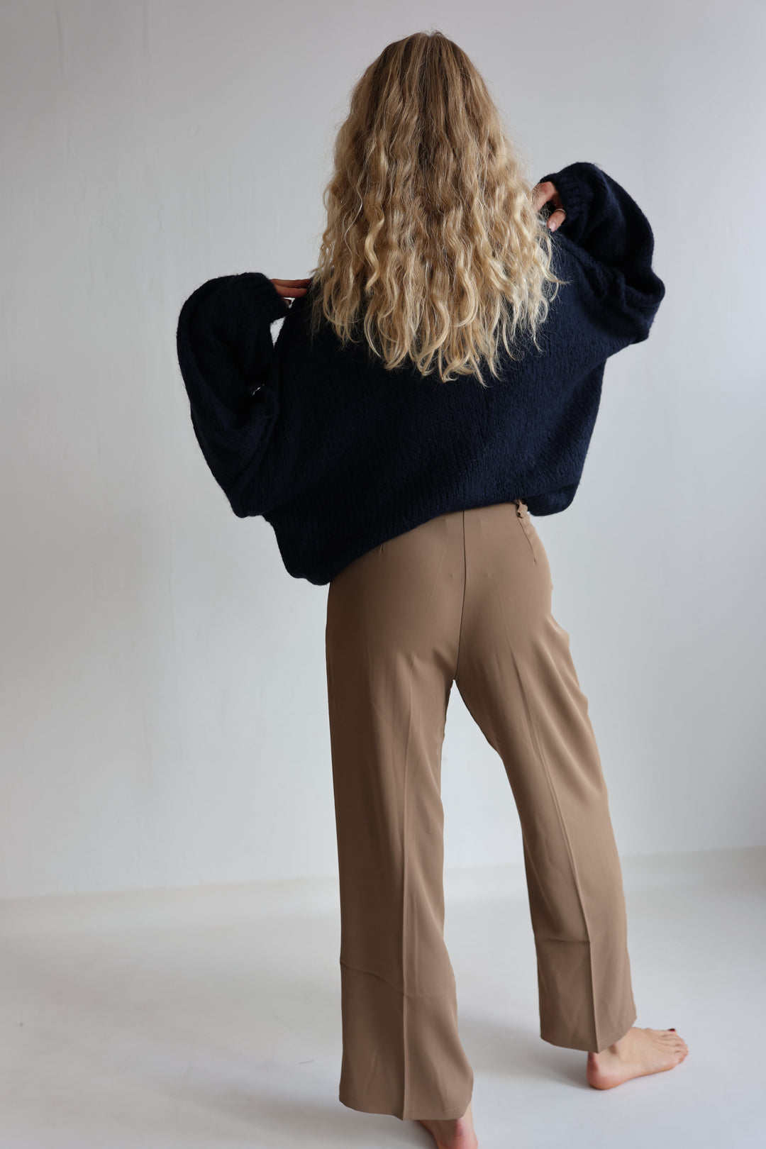 Bundfaltenhose mit Gürtel Anna