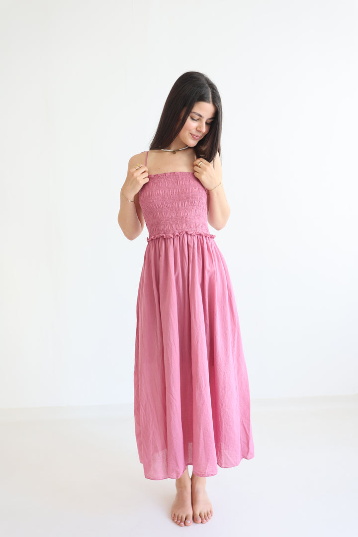 Soft Horizon Cotton Dress