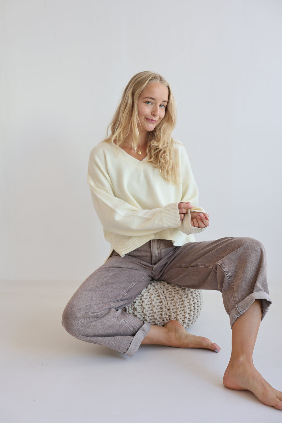 Barrel Fit Cocoa Shades Jeans
