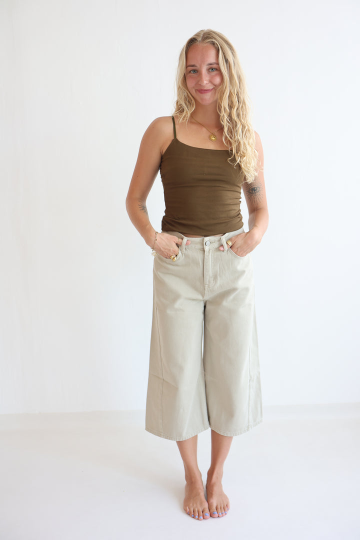 Sandstone Muse Denim Culotte
