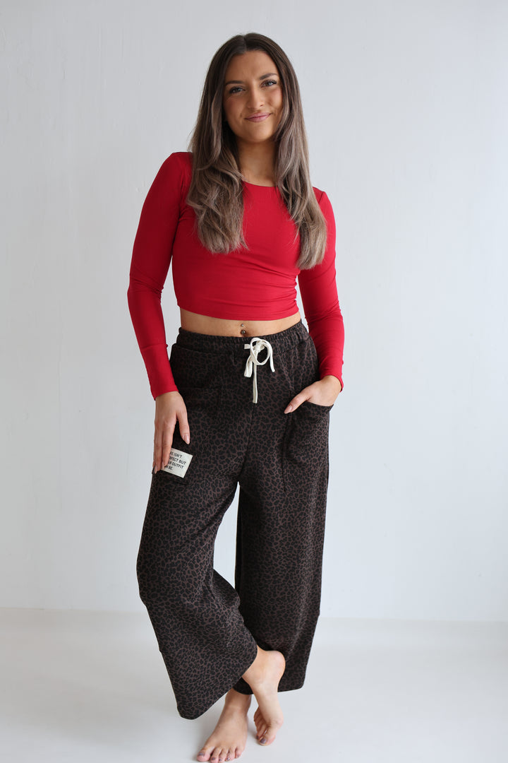 Sweatpants mit Leoprint Everyday