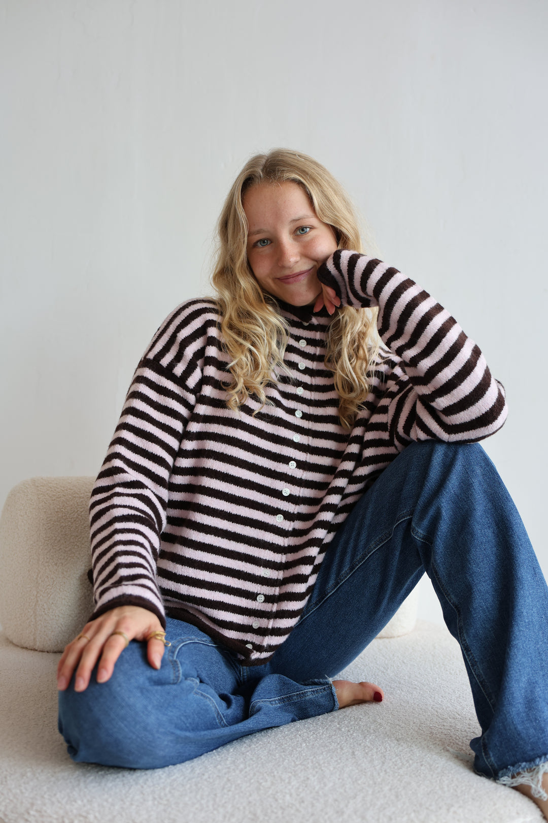 Striped Classy Cardigan