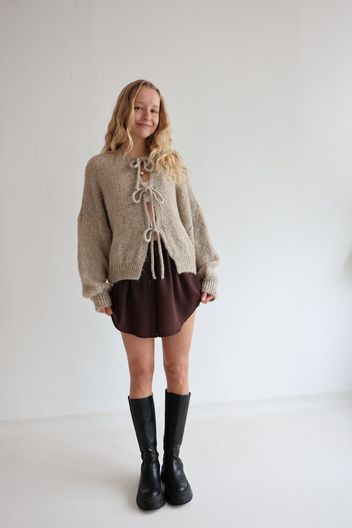 Einfarbiger Blusenrock