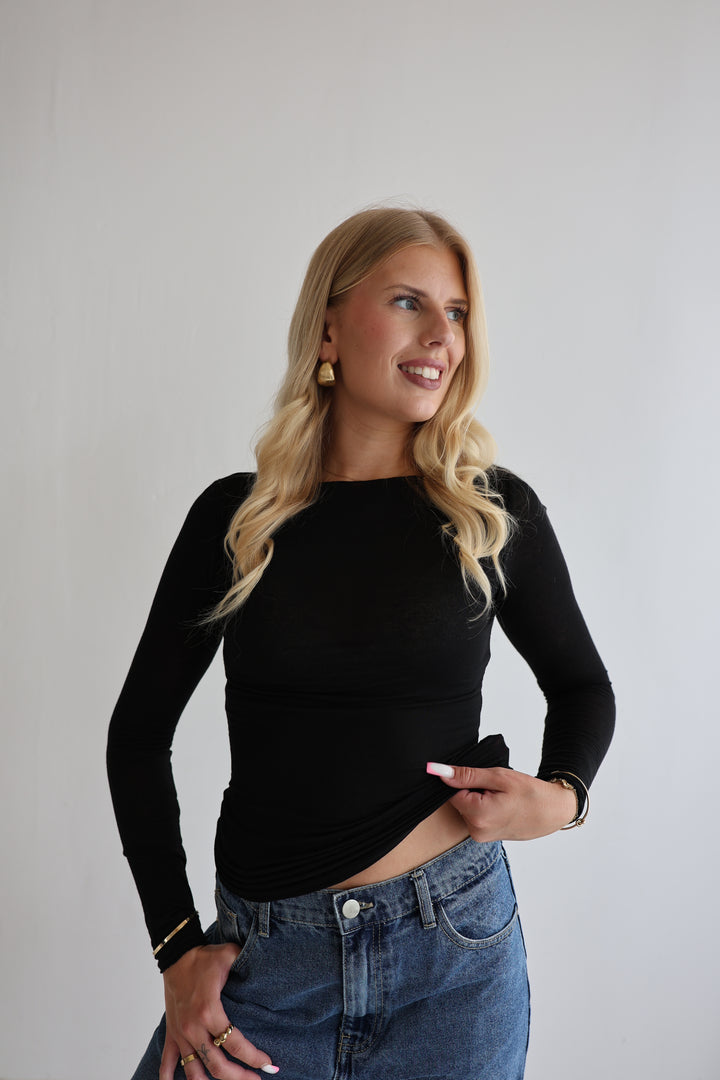 Cashmere Longsleeve Liliana (einfarbig)