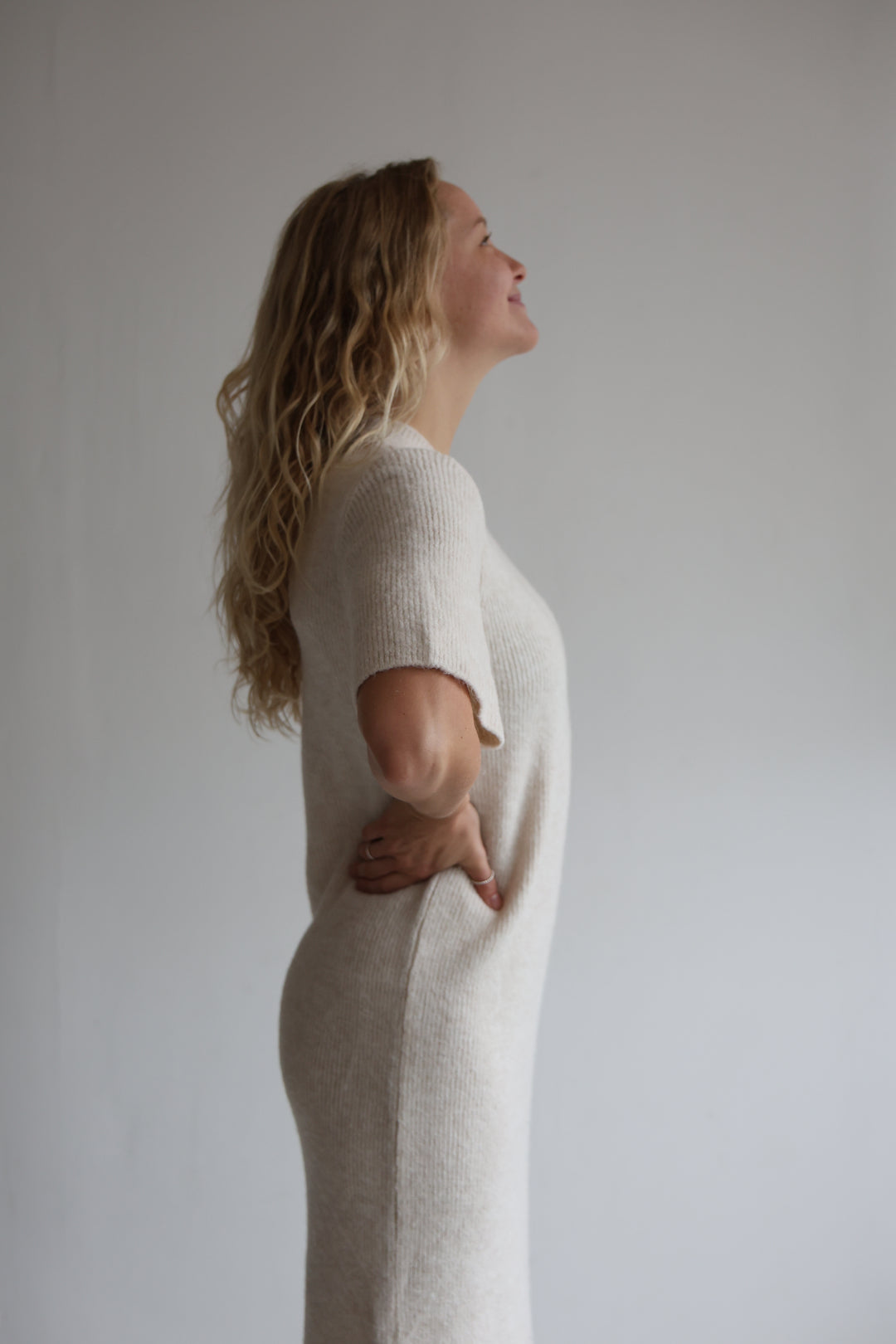 Langes Strickkleid Nuna