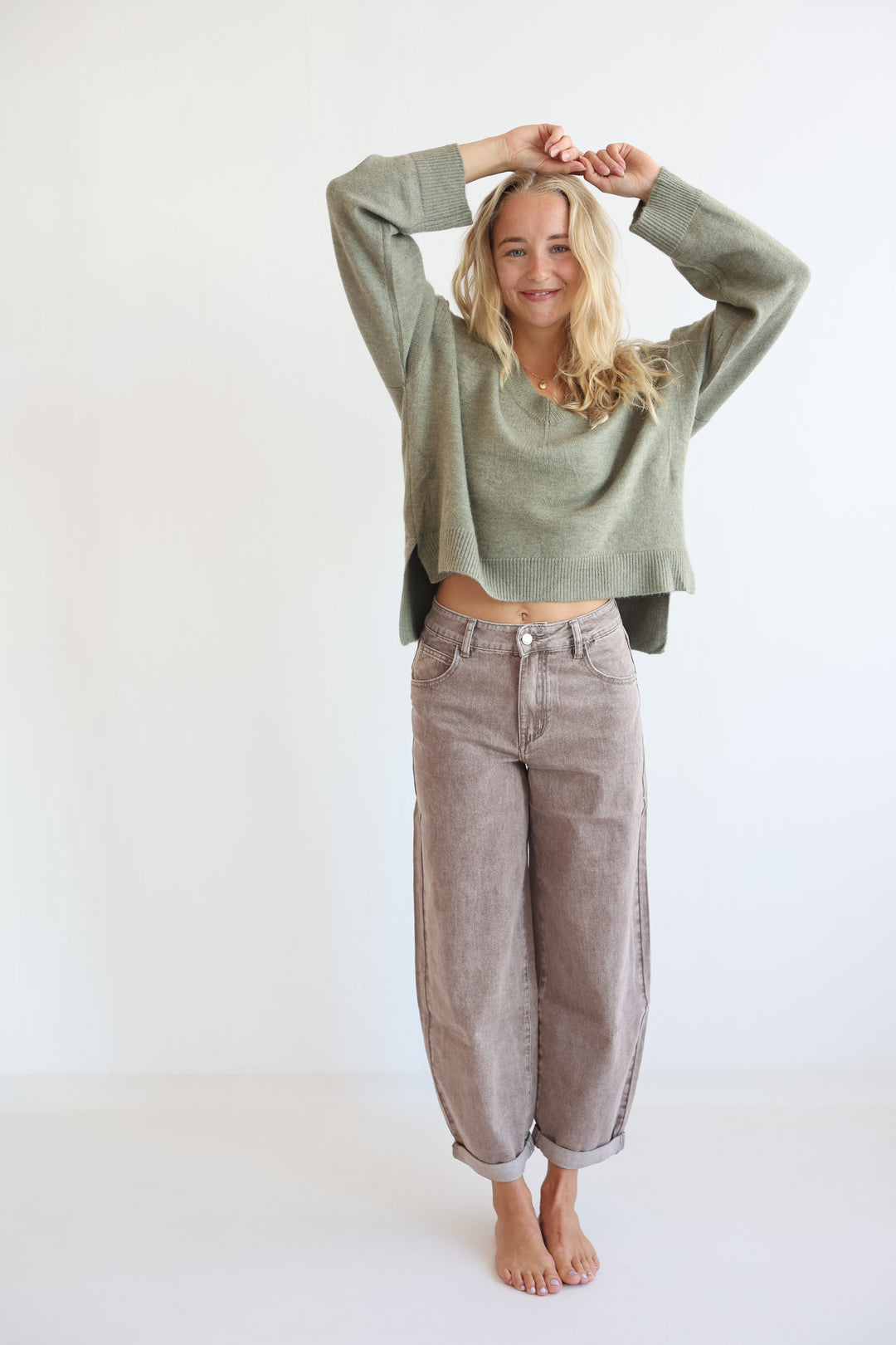 Barrel Fit Cocoa Shades Jeans
