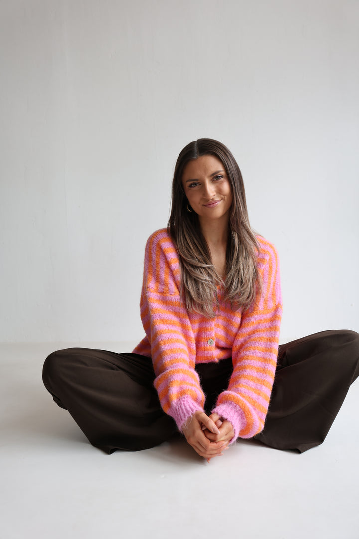 Gestreifter Cardigan Cosima