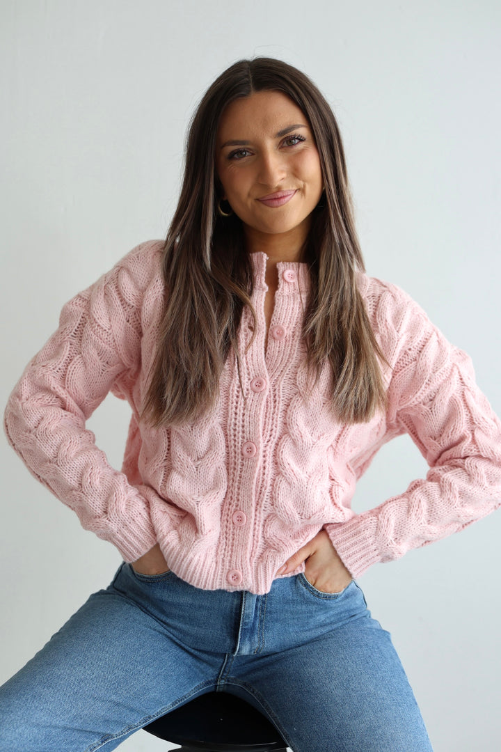 Luna Cable Knit Cardigan