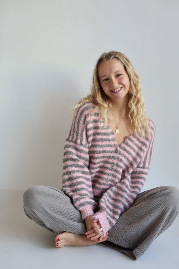 Gestreifter Cardigan Cosima