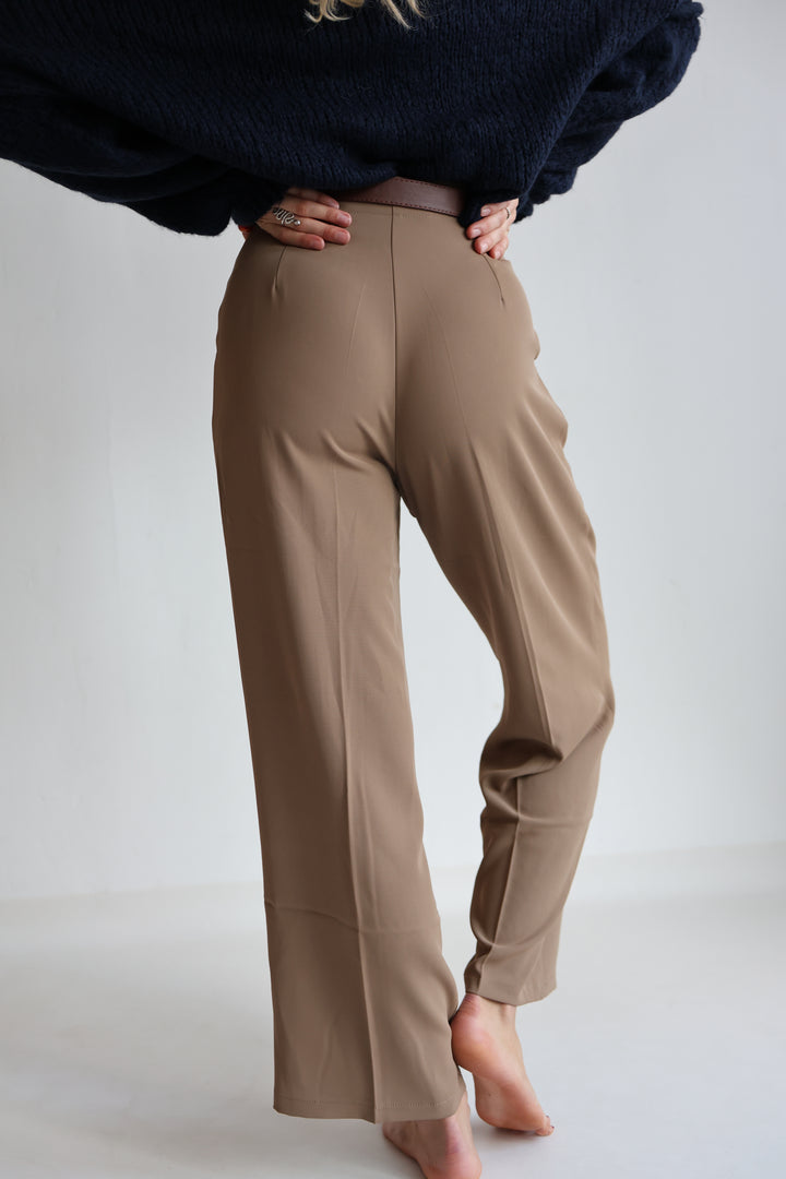 Bundfaltenhose mit Gürtel Anna