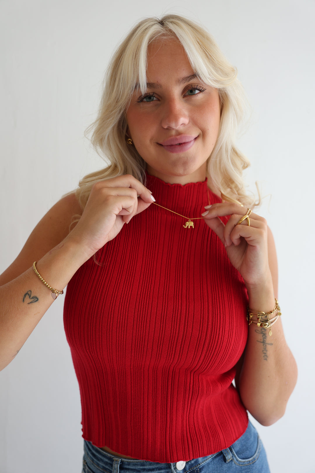 Halskette Golden Elephant