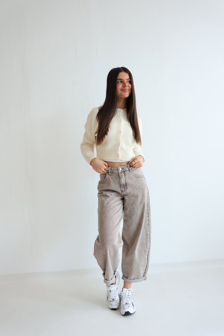 Barrel Fit Cocoa Shades Jeans