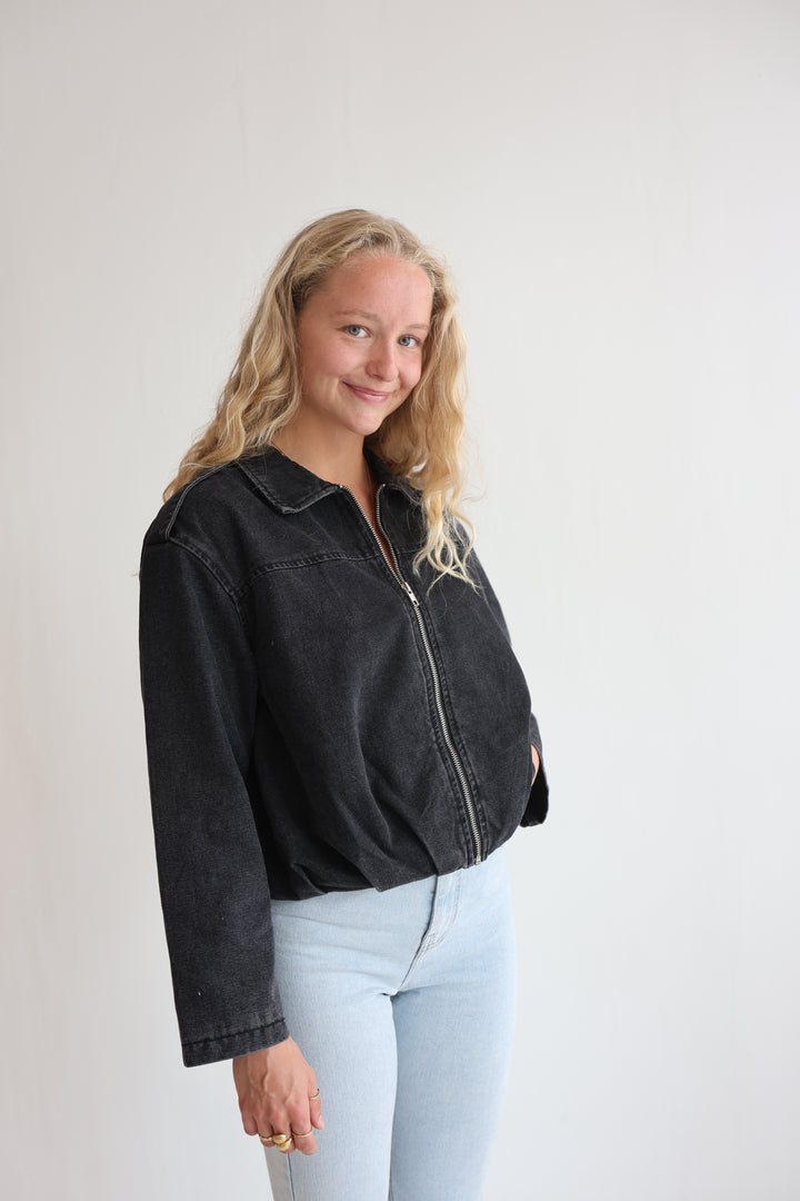 Nova Zip Denim Jacket