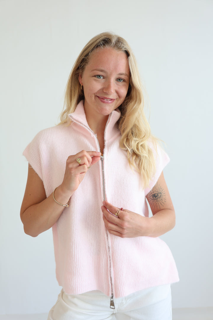 Casual Zipper Weste