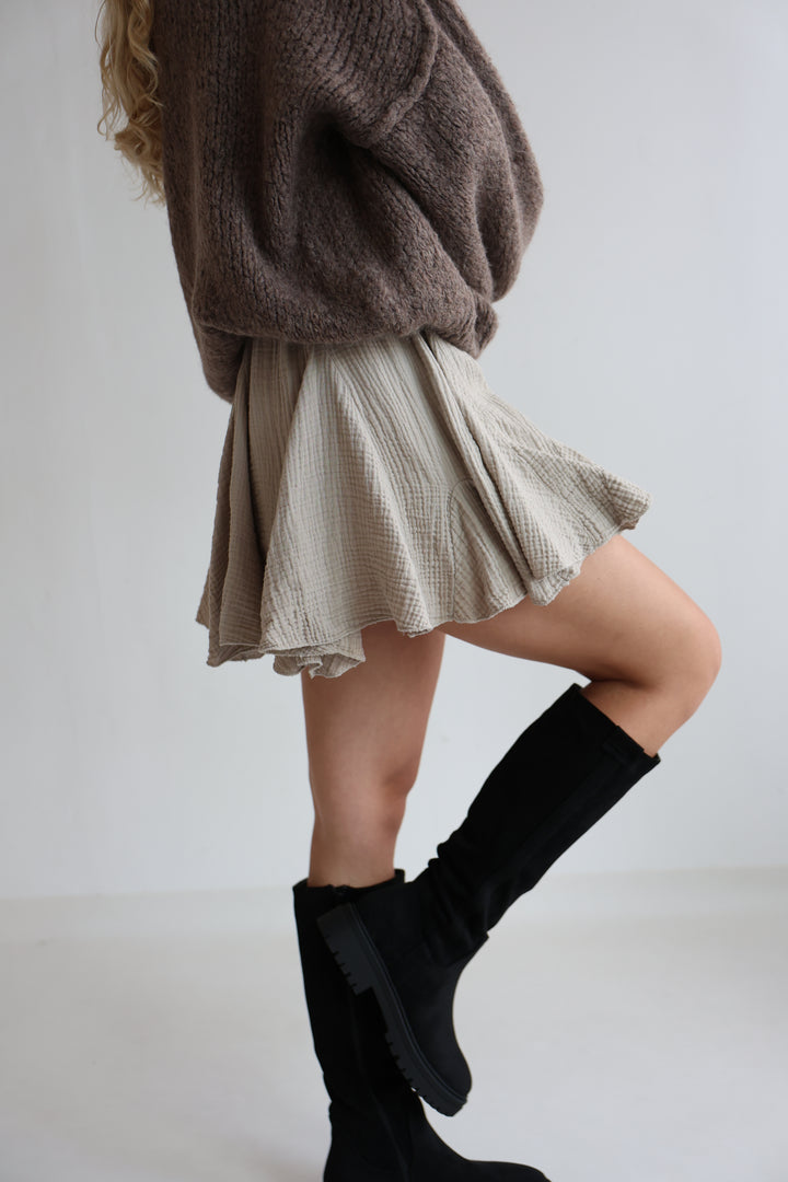 Volantrock aus Musselin Mila