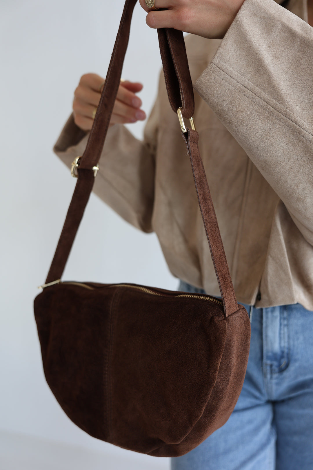 Wildledertasche Maple