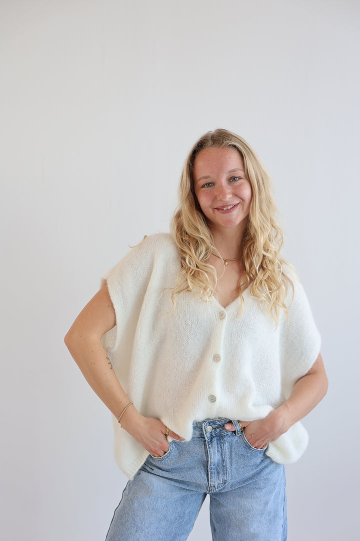 Lockere Pullunder-Weste Gina