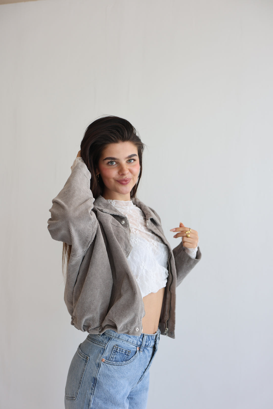 Cord Bomber Jacket