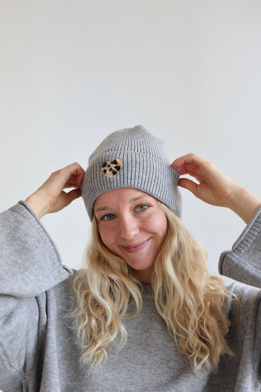 Mütze Leopard Heart