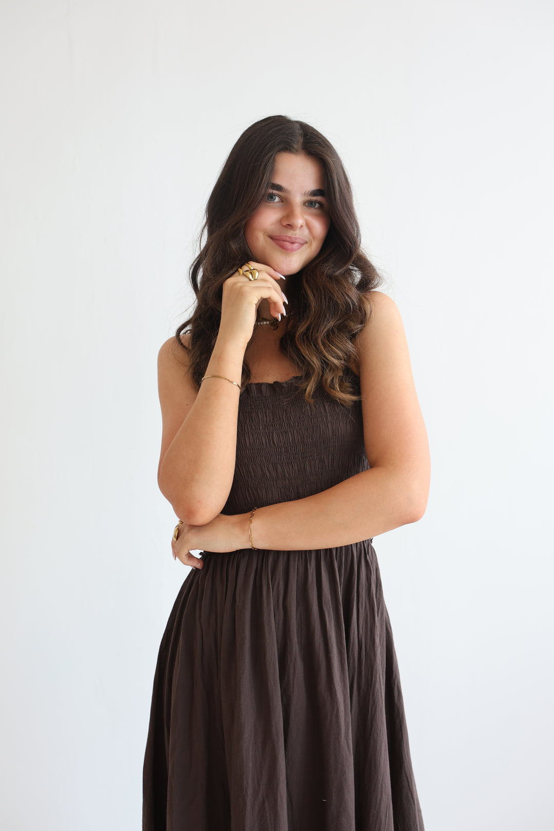 Soft Horizon Cotton Dress