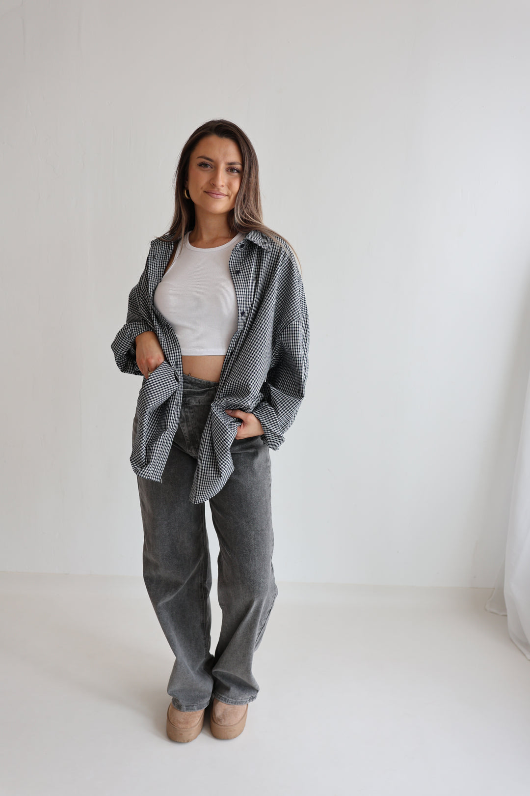 Oversize Plaid Shirt