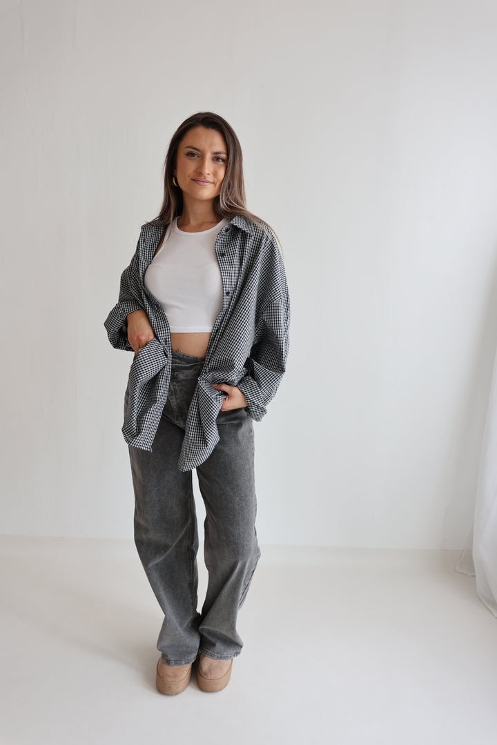 Oversize Plaid Shirt