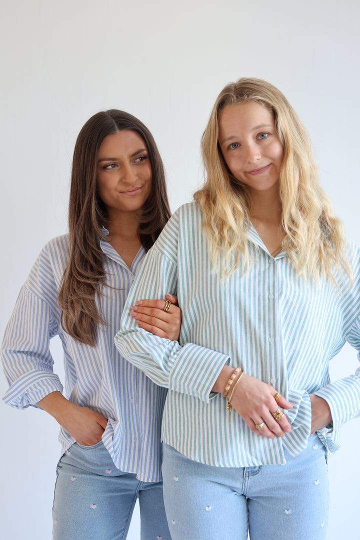 Striped Cotton Blouse
