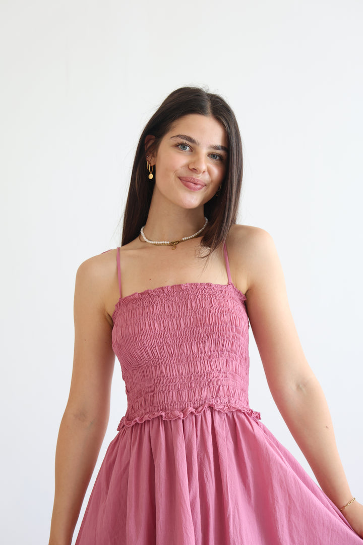 Soft Horizon Cotton Dress