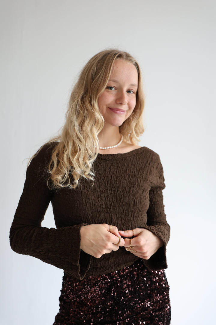 Longsleeve mit Struktur Ina