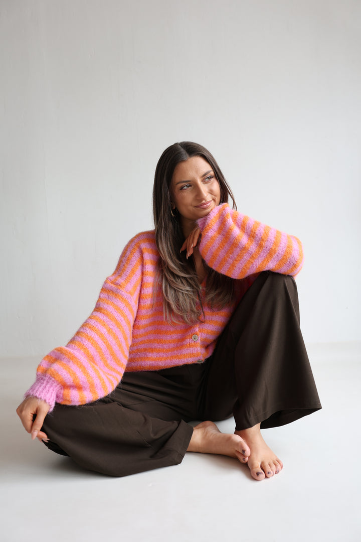 Gestreifter Cardigan Cosima