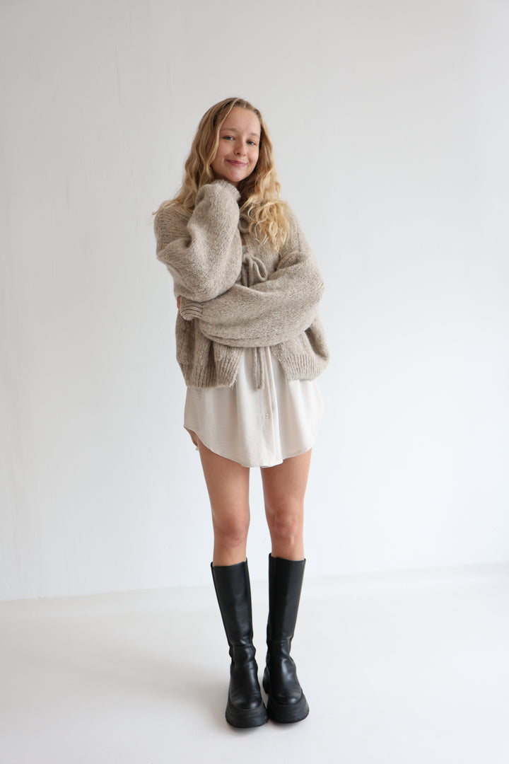 Einfarbiger Blusenrock