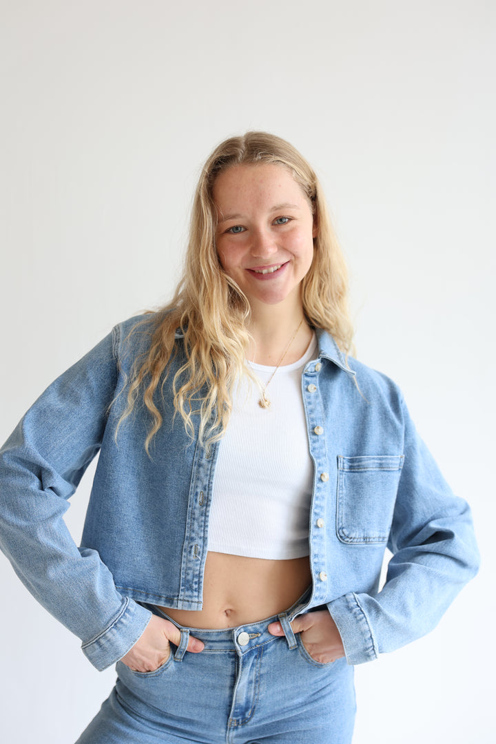 Cropped Jeansjacke Perfect Look