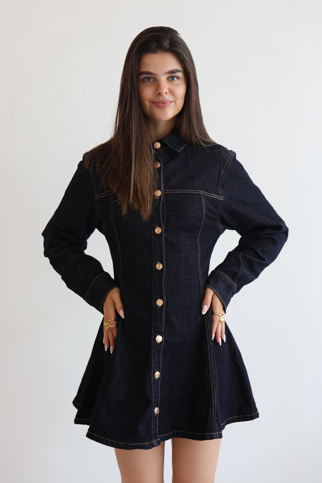 Denim Belle Mini Dress