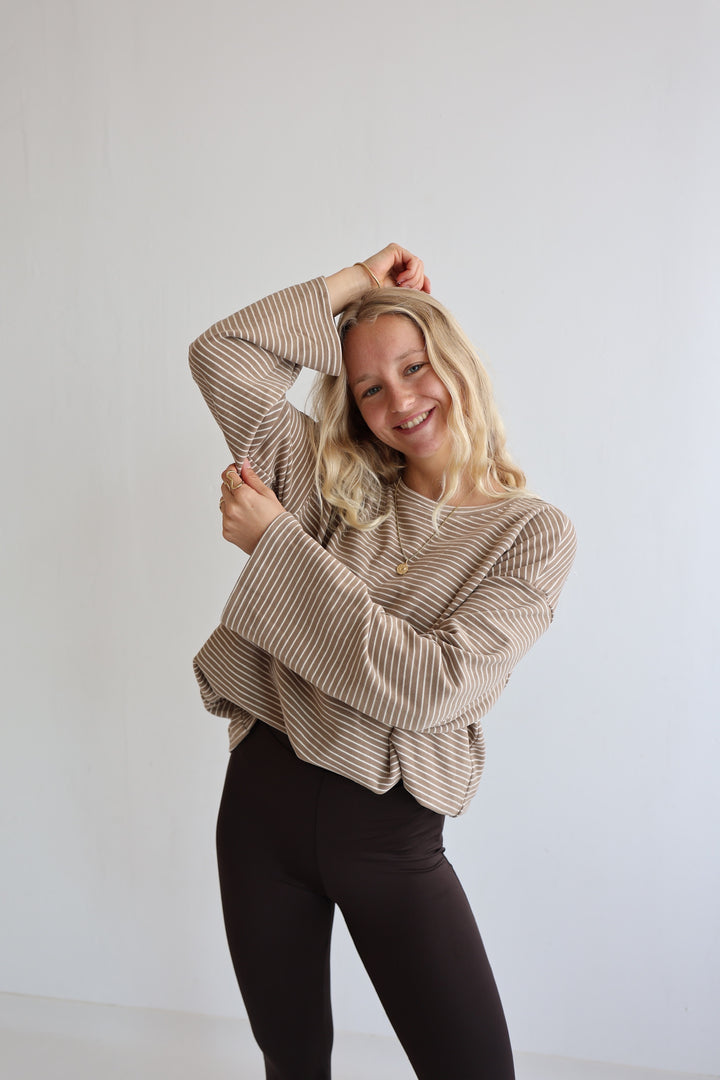 Gestreiftes Longsleeve Striped Soul