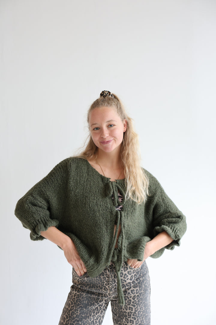 Cardigan mit Schleifen Lilly (3/4-Arm)
