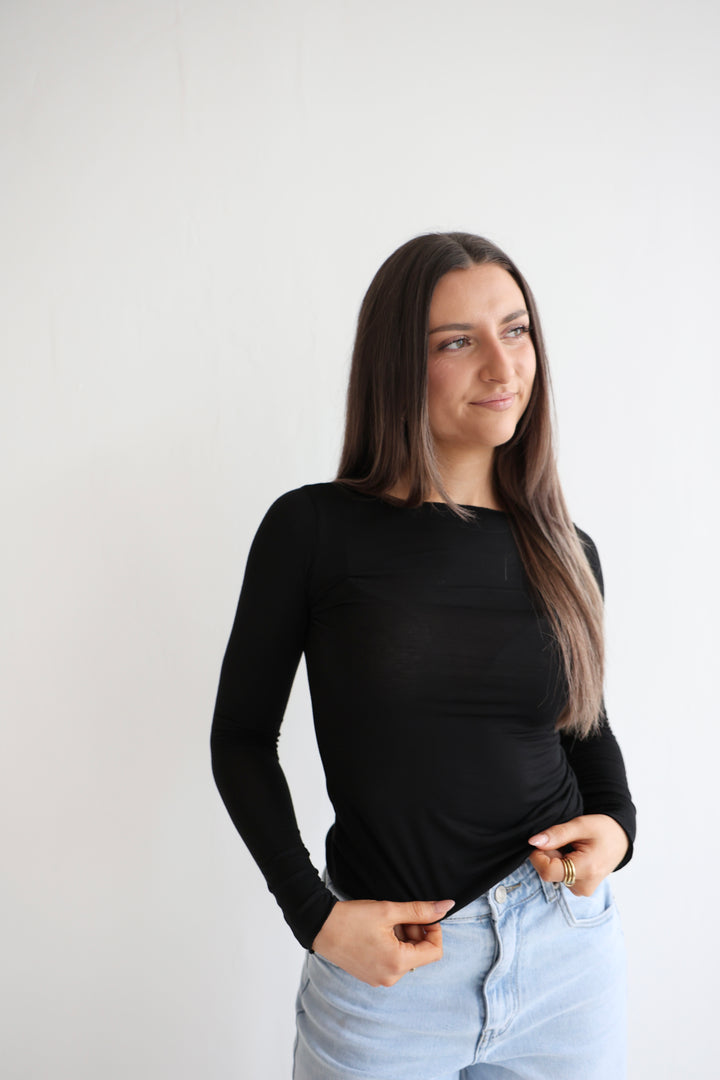 Cashmere Longsleeve Liliana (einfarbig)