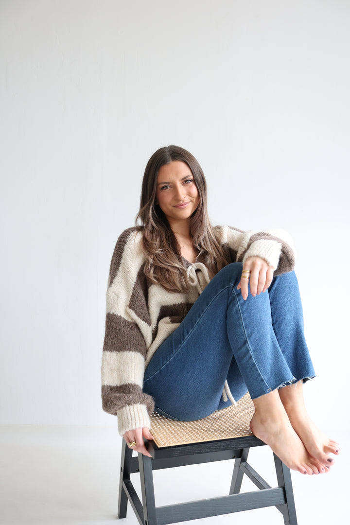 Gestreifter Cardigan Luana